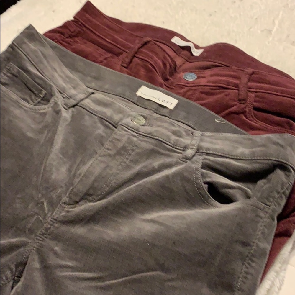 2 pair loft Corduroys